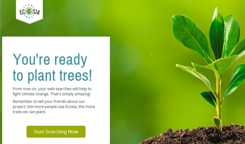 Ecosia - Ready to plant trees